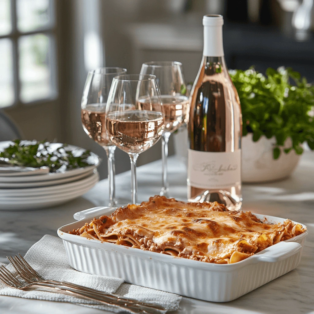 rose lasagne