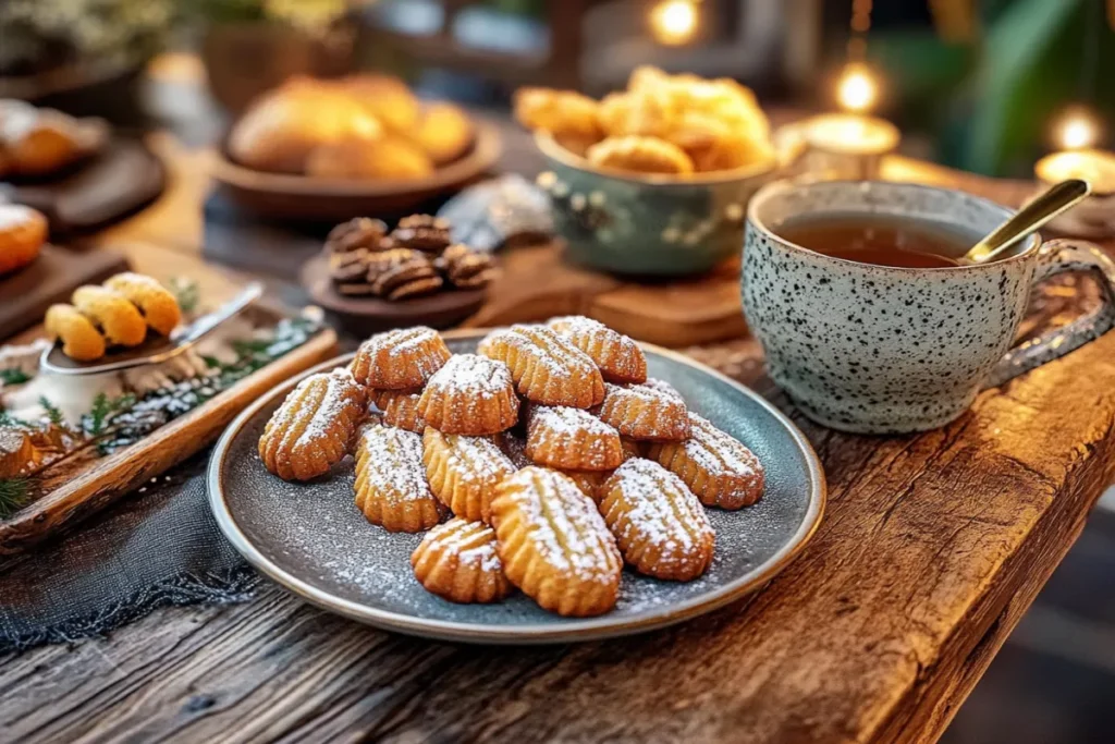 Madeleines with Earl Grey tea pairing