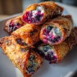 Blueberry cream cheese Egg rolls