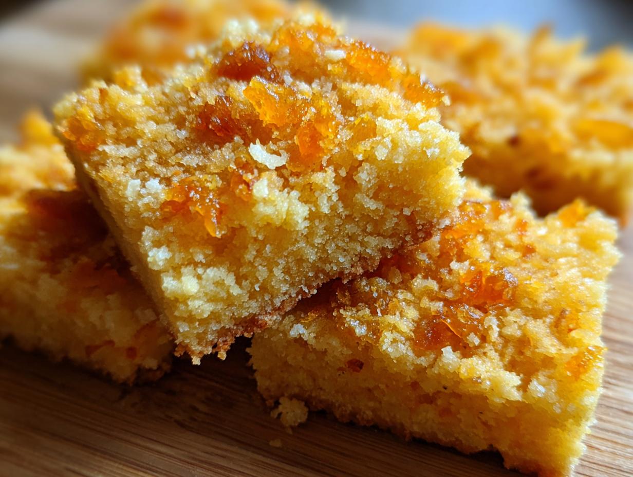Buttery Apricot Shortbread Bars - detail 1