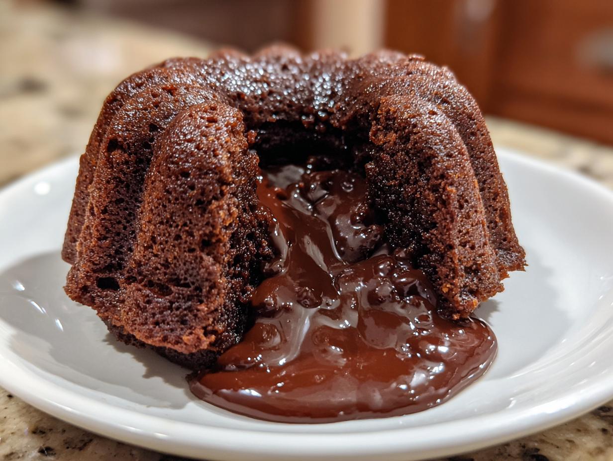 Chocolate Lava Bundt Cake - detail 1