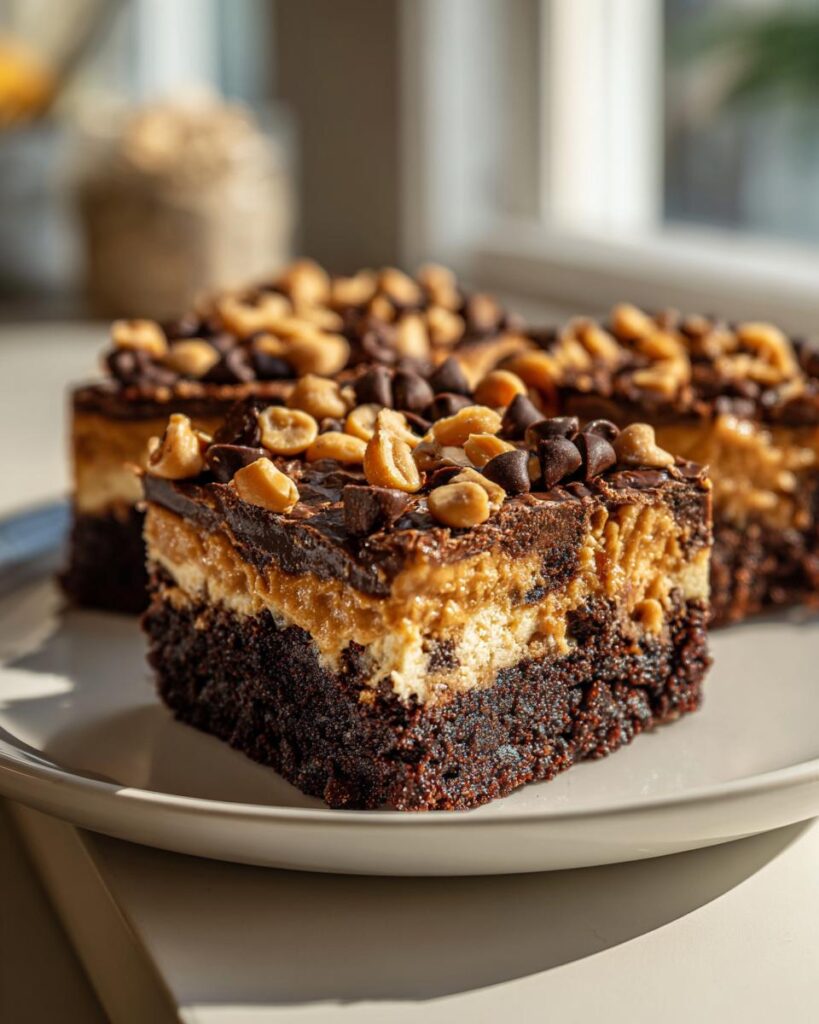 Chocolate Peanut Butter Earthquake Cake
