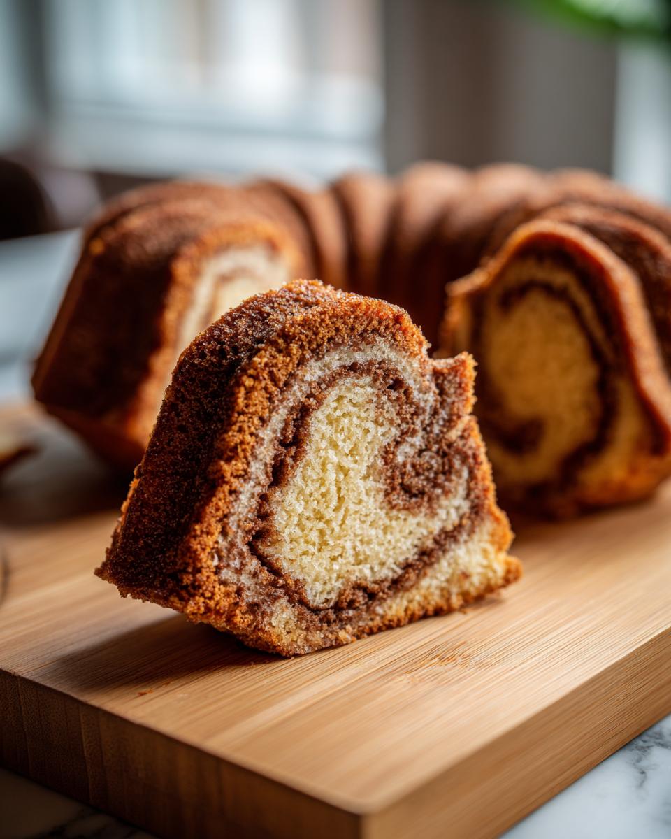 Cinnamon Swirl Bundt Cake - detail 1