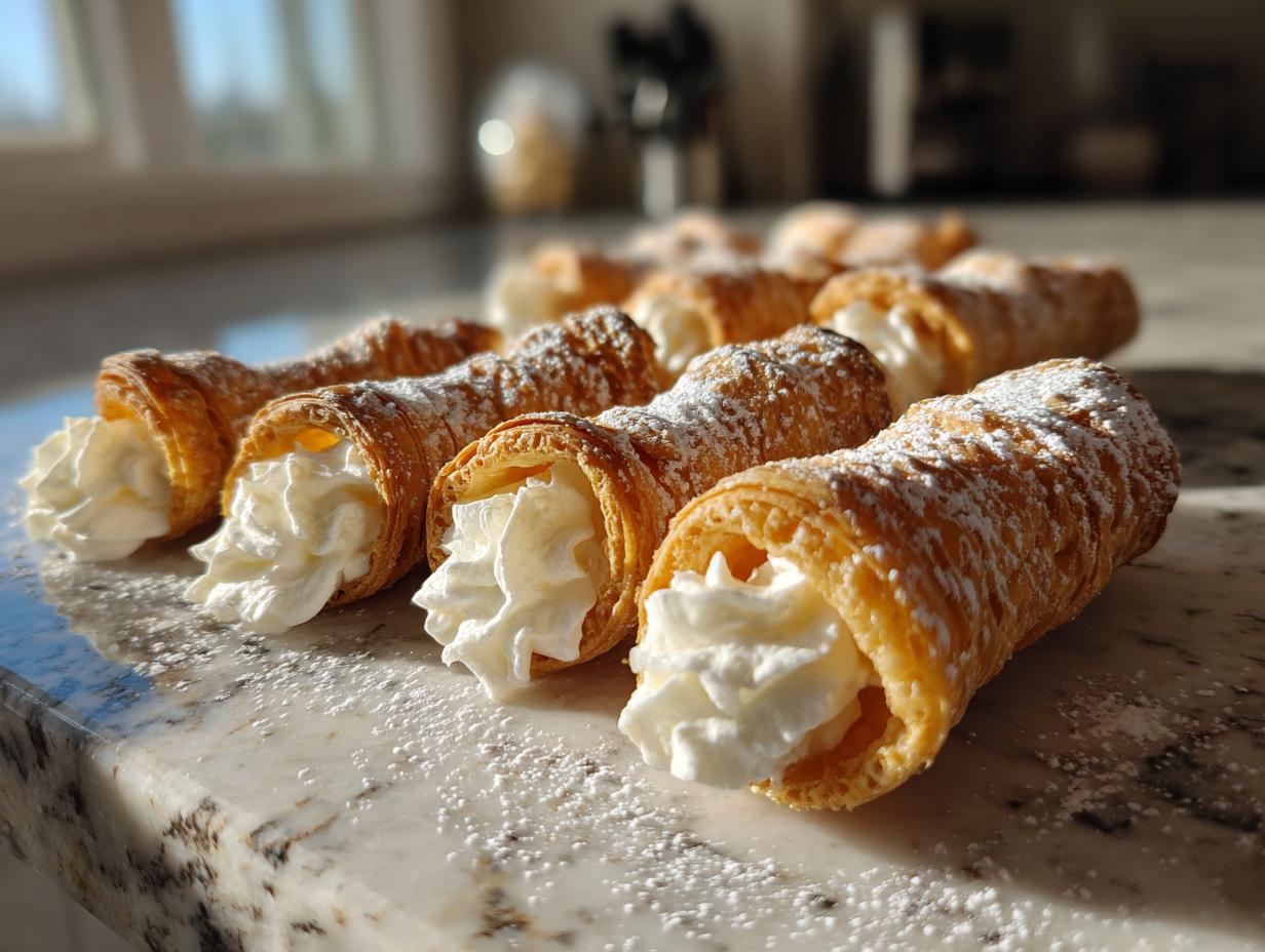 Cream Horn Cookies (Lady Locks) - detail 1