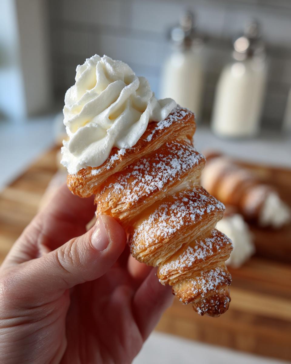 Cream Horn Cookies (Lady Locks)