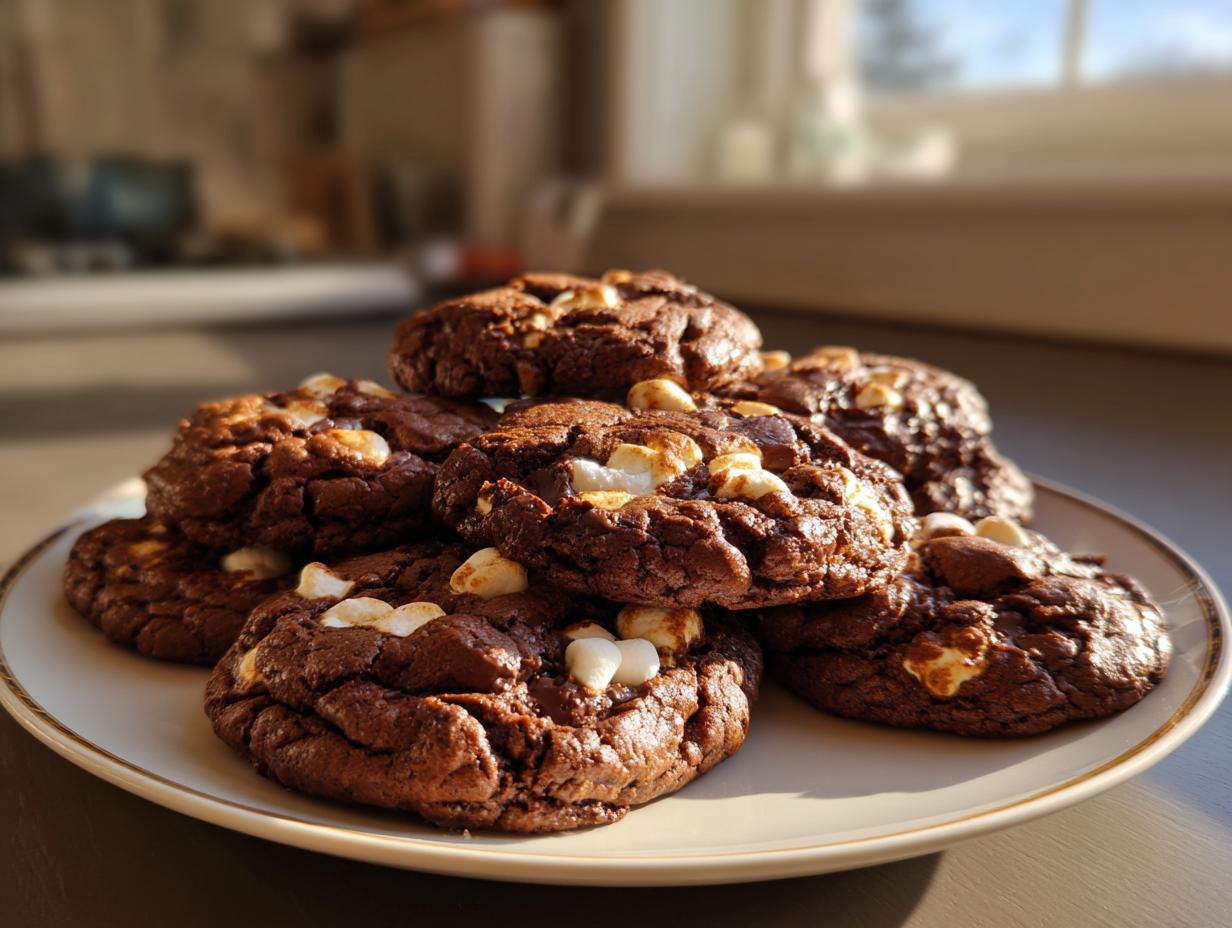 Double Chocolate Marshmallow Cookies - detail 1
