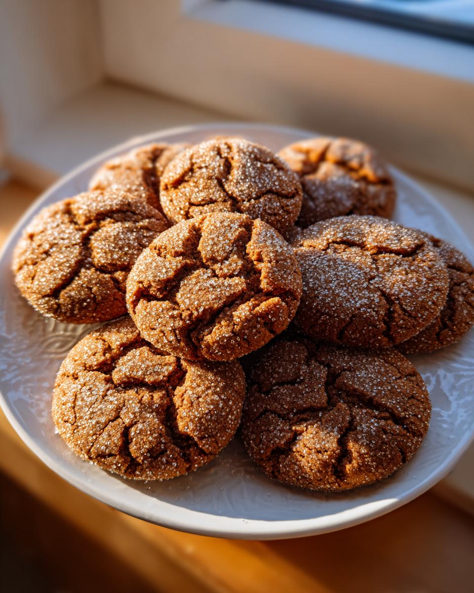 Ginger Molasses Cookies Recipe