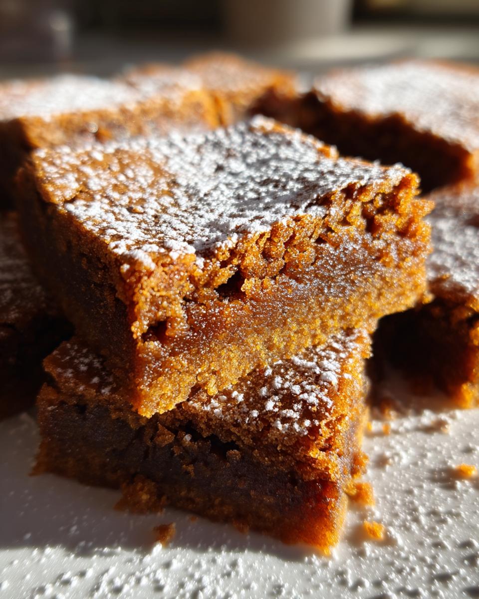 Gingerbread Cookie Bars - detail 1