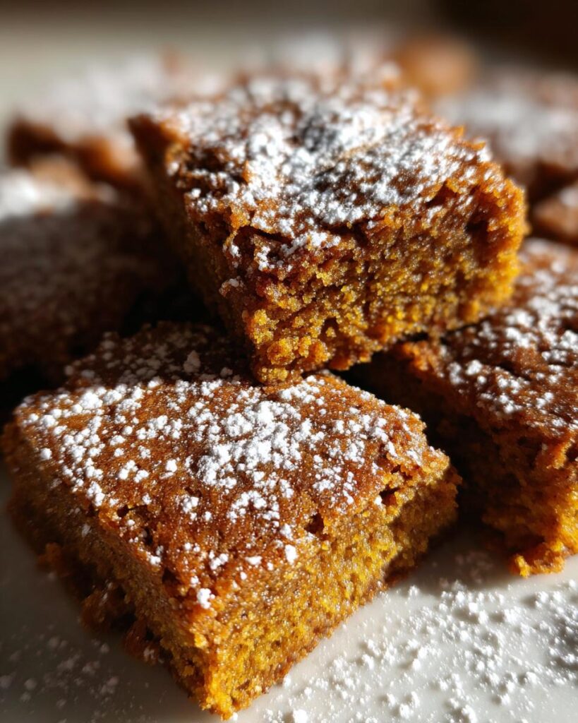 Gingerbread Cookie Bars