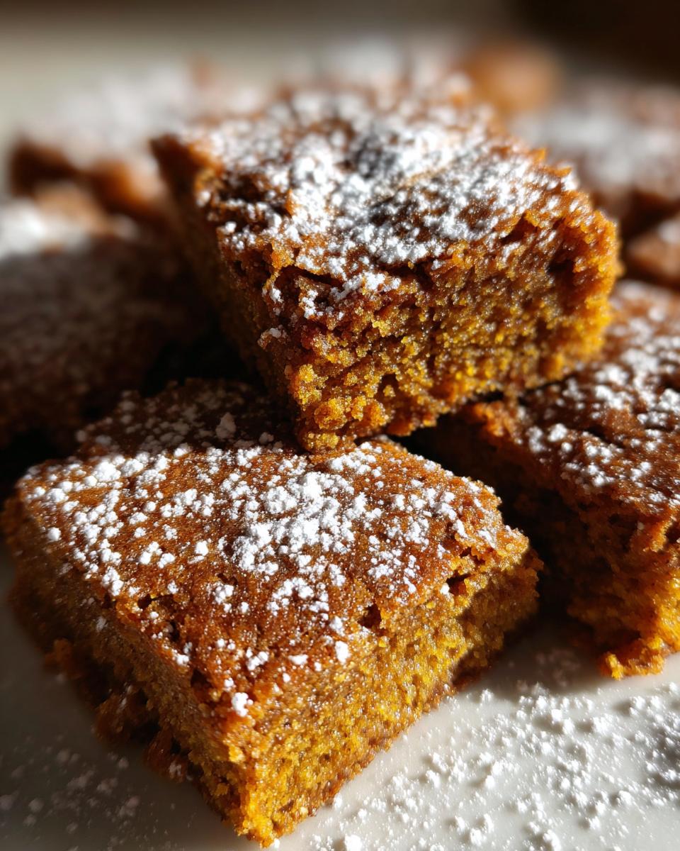 Gingerbread Cookie Bars