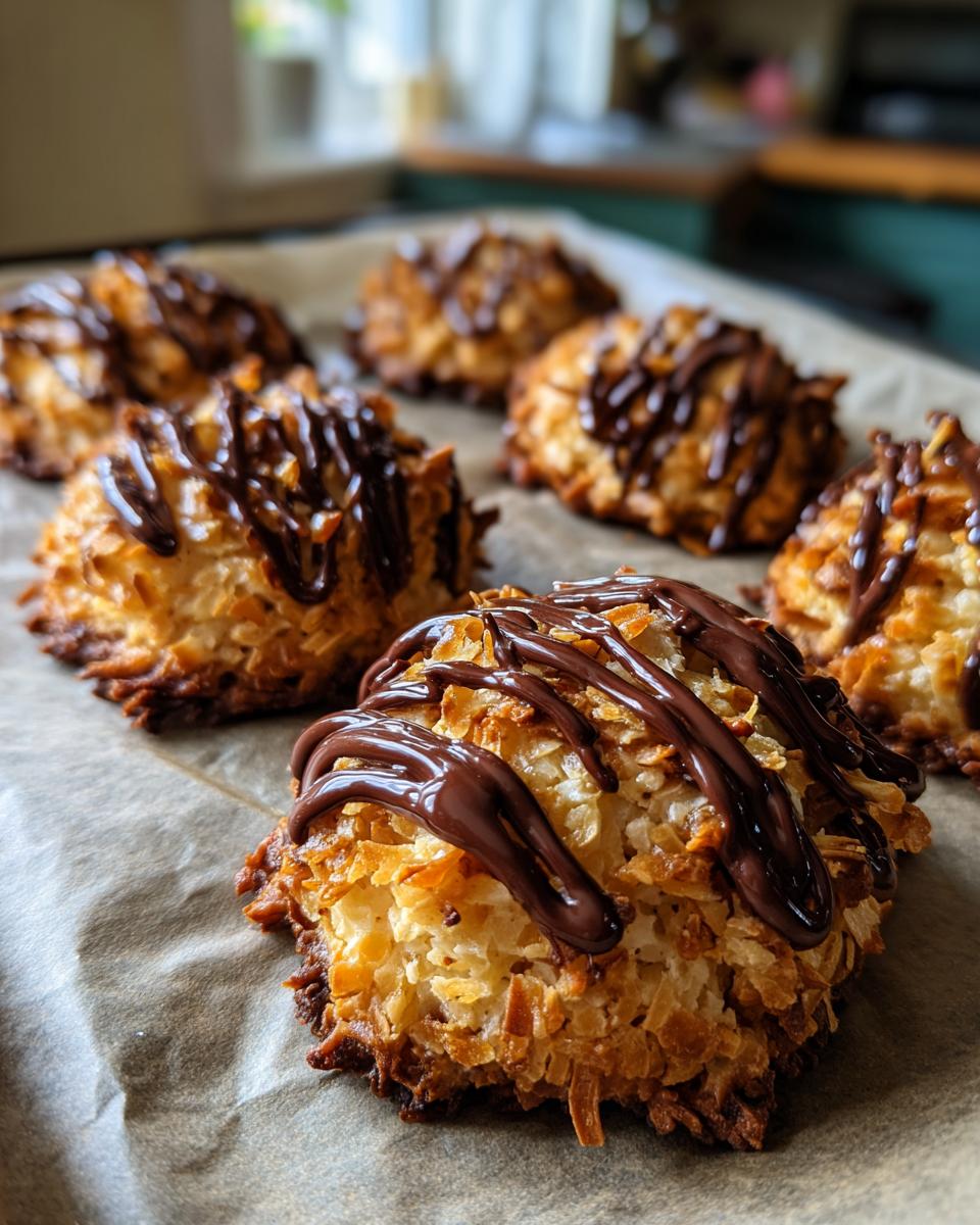 Homemade Samoas Girl Scout Cookies