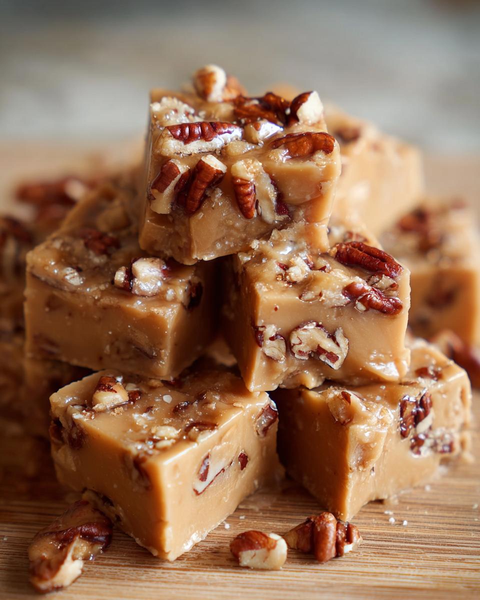 Maple Pecan Fudge - detail 1