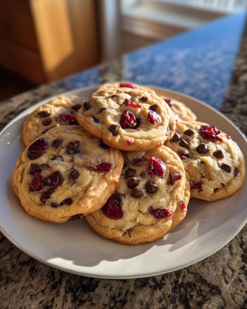 Maraschino Cherry Chocolate Chip Cookies