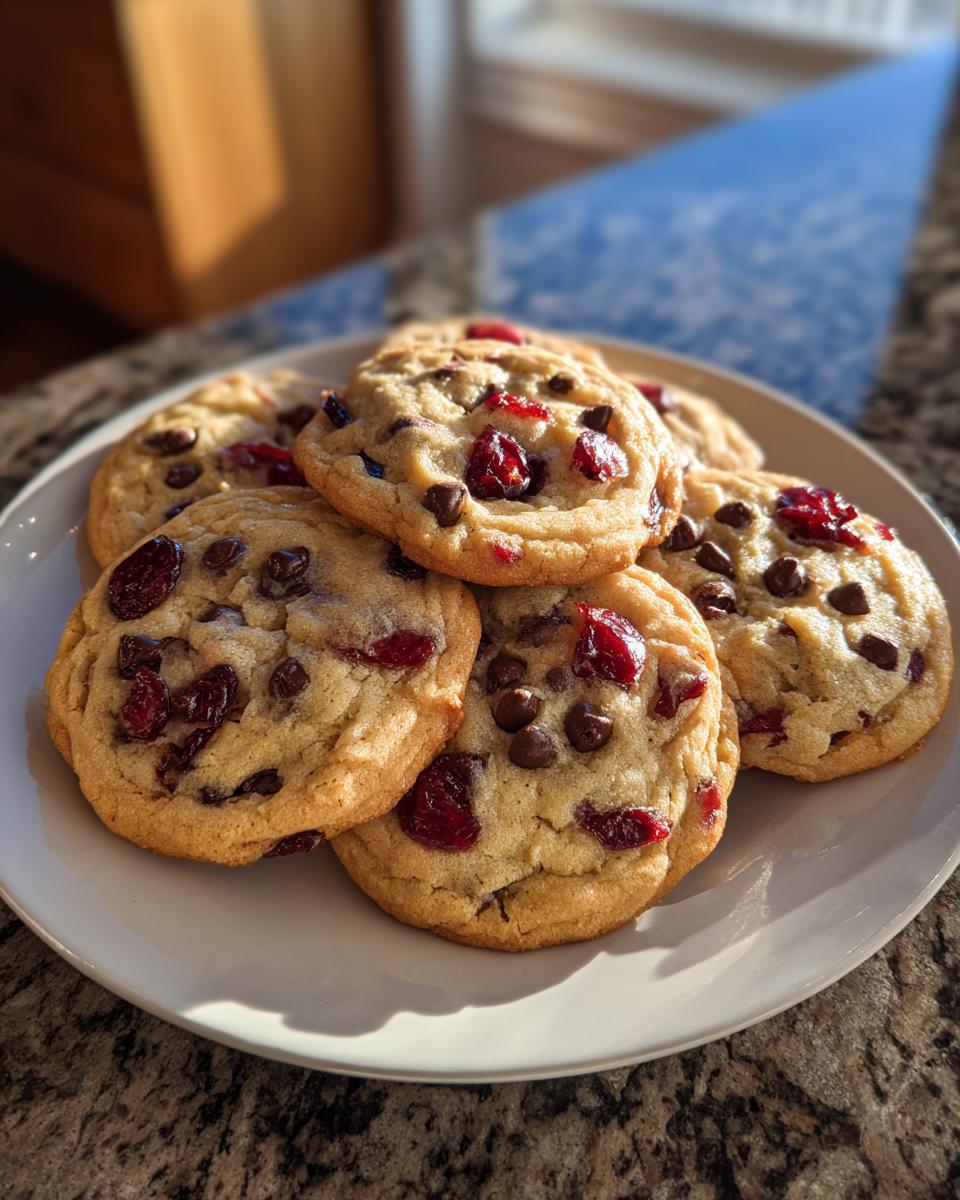 Maraschino Cherry Chocolate Chip Cookies
