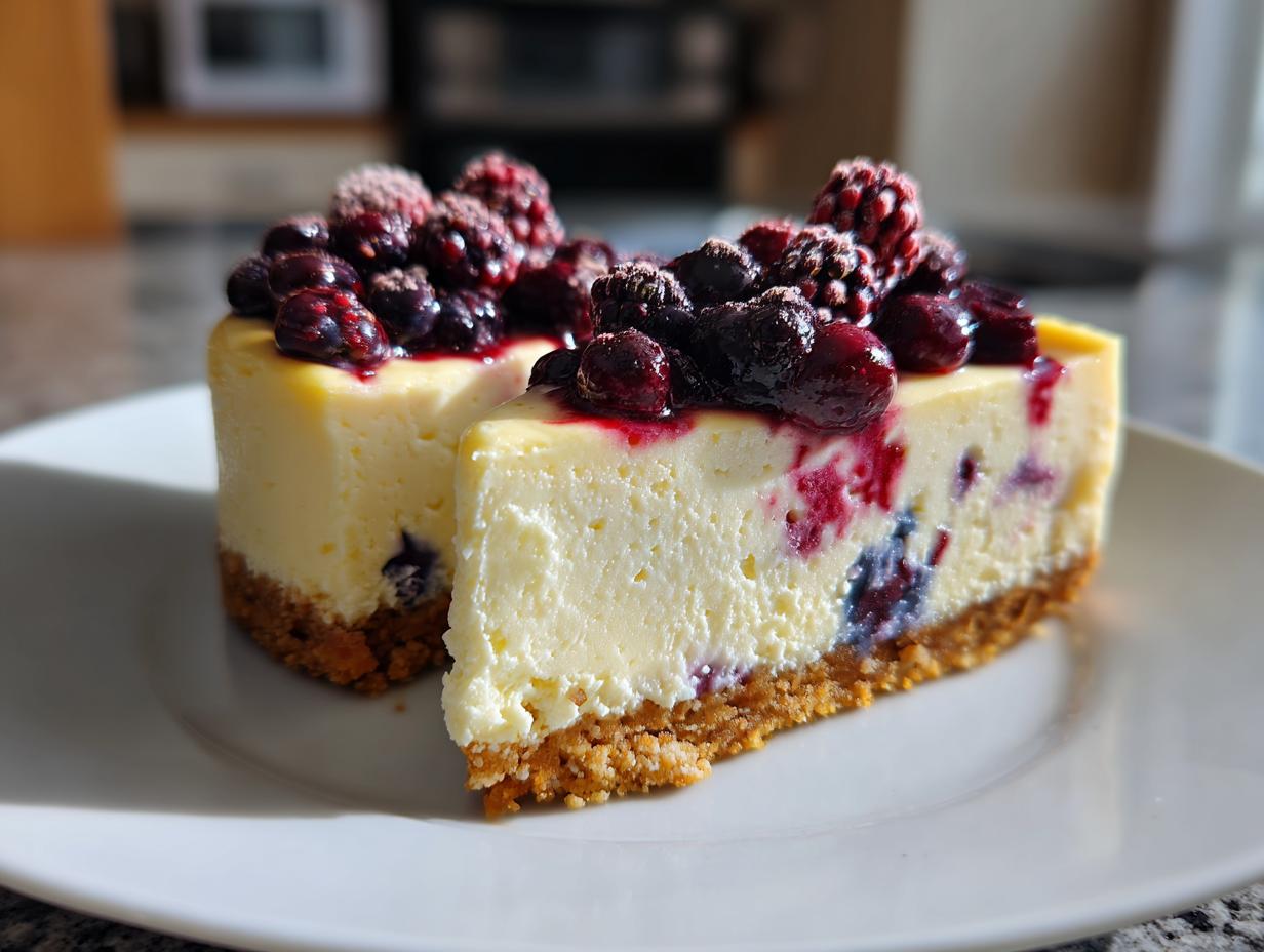Mulberry & Earl Grey Cheesecake - detail 1