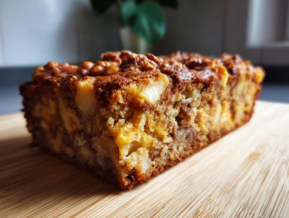 Old-Fashioned Apple Dapple Cake - detail 1