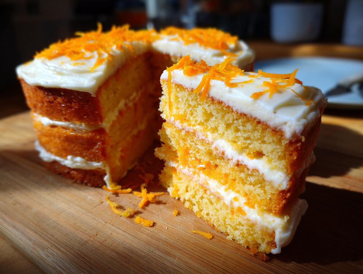 Orange Layer Cake - detail 1