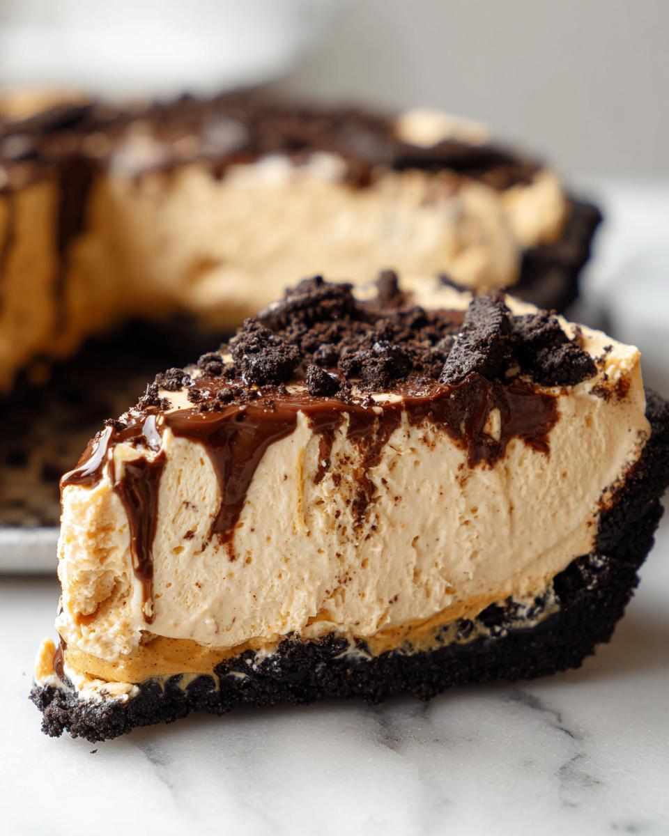 Peanut Butter Pie with Oreo Crust - detail 1