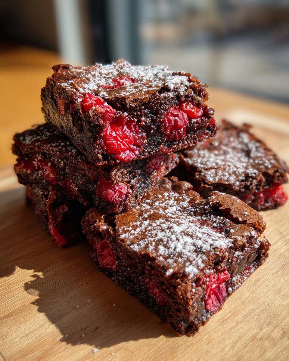Raspberry Brownies