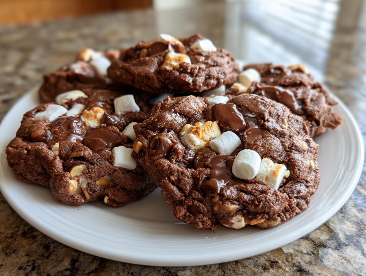 Rocky Road Chocolate Fudge Cookies - detail 1
