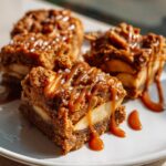 Salted Caramel Apple Bars