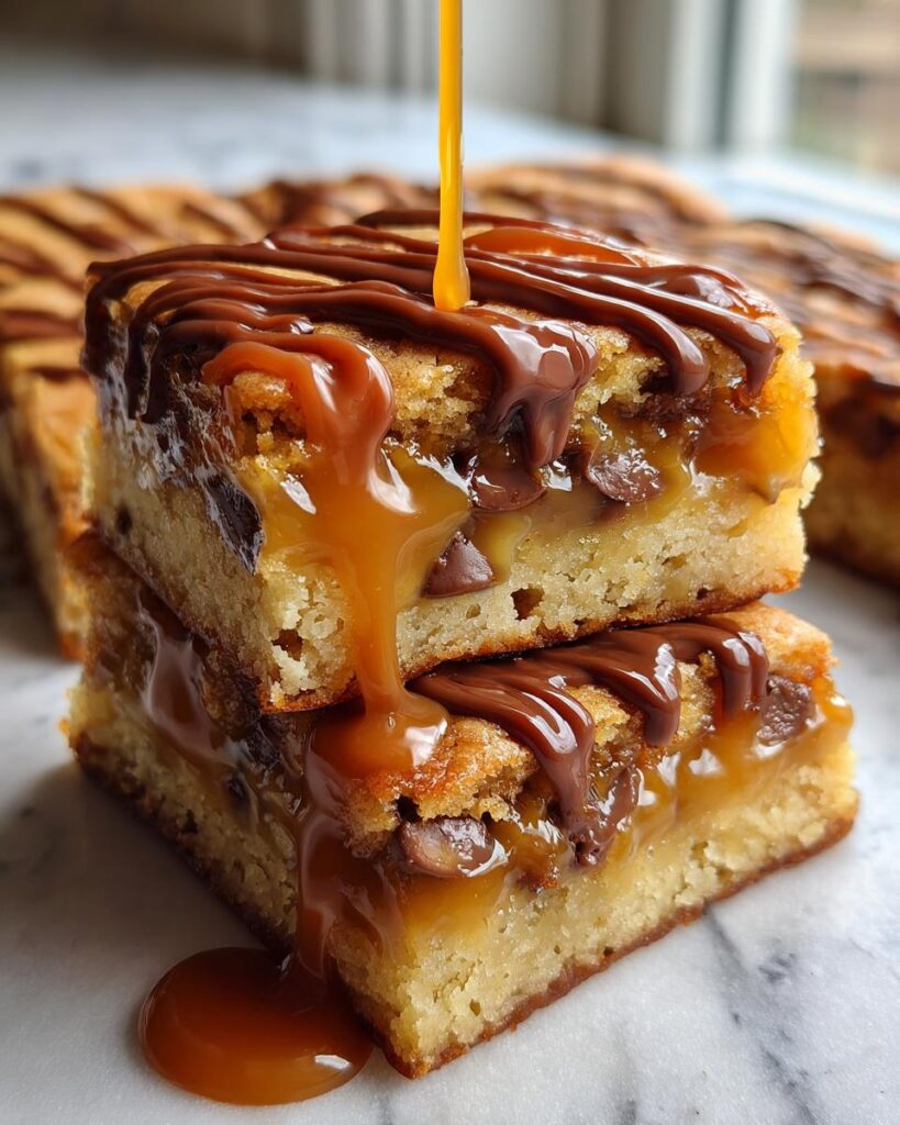 Salted Caramel Blondies