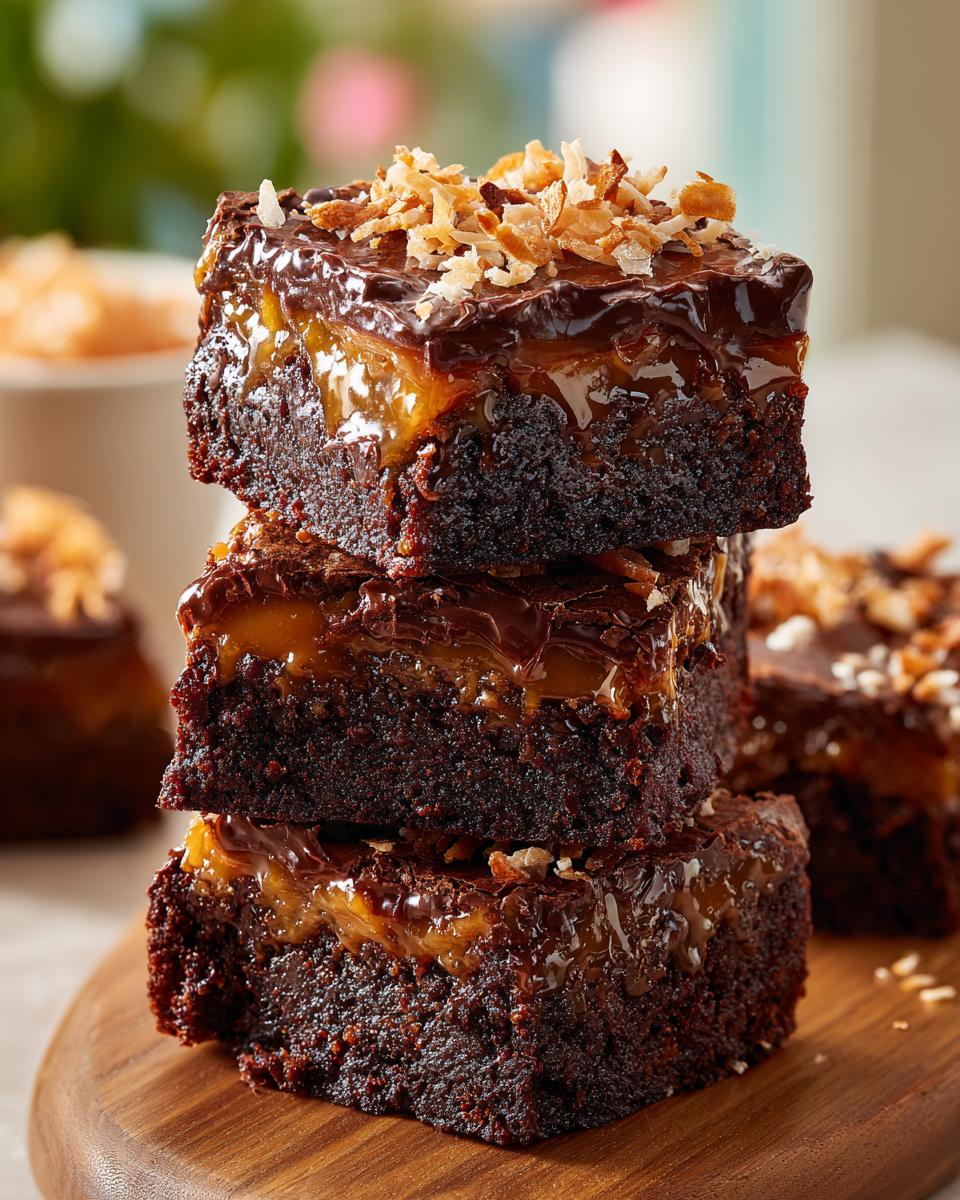 Samoa Brownies - detail 1