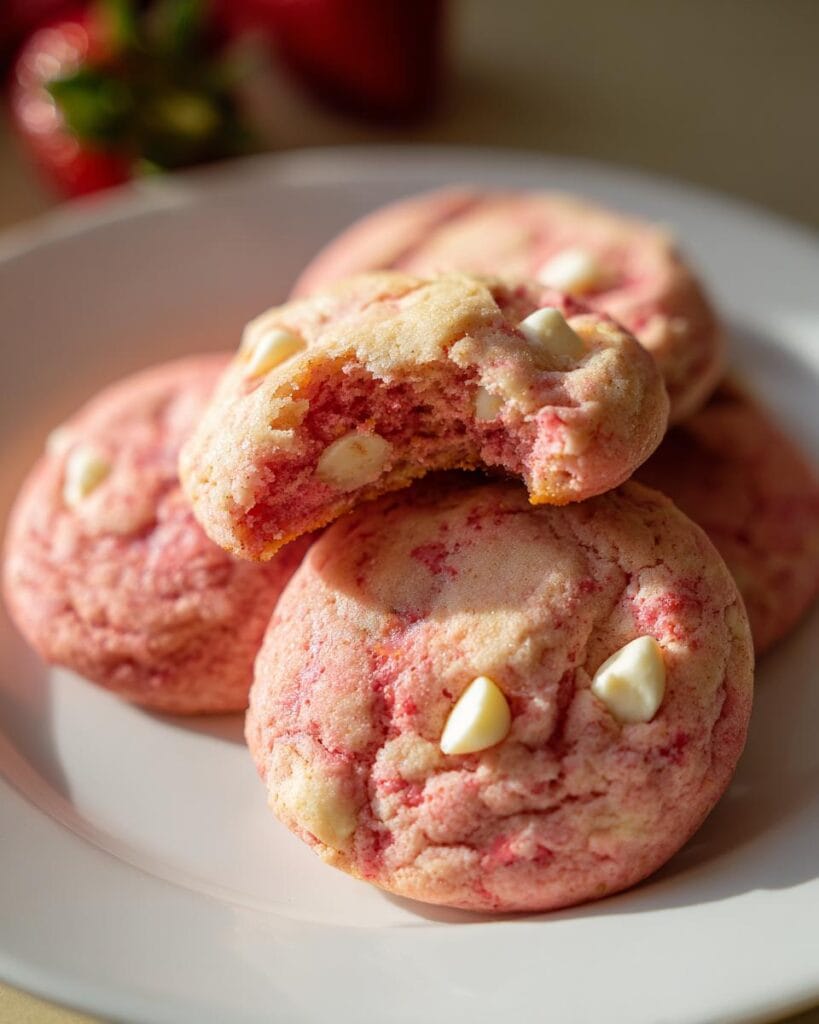 Strawberry Cheesecake Cookies