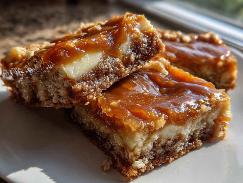 White Chocolate Caramel Blondie Bars