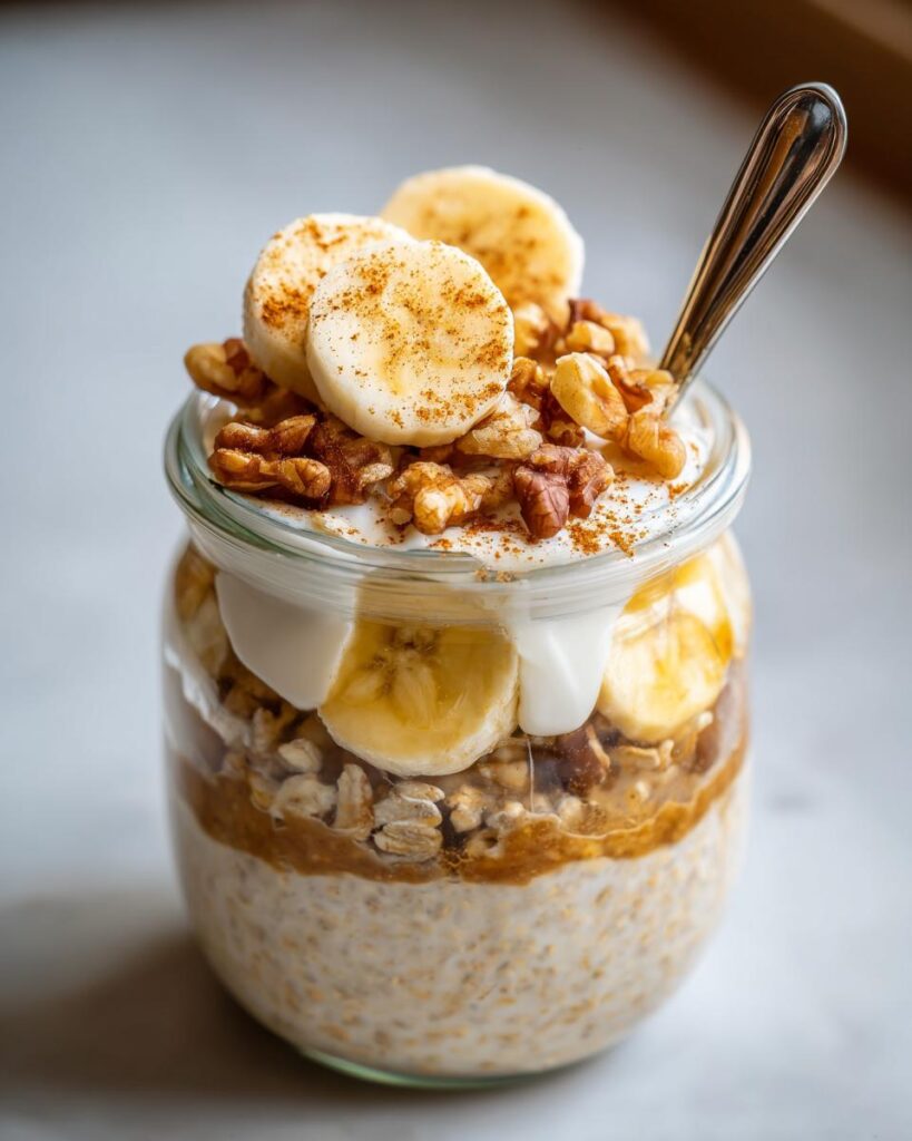 Banana Bread Overnight Oats