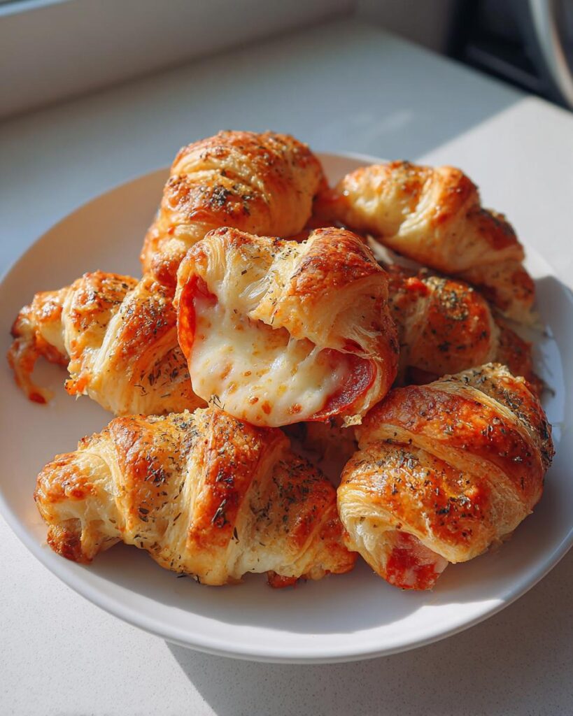 Crescent Roll Pizza Bites