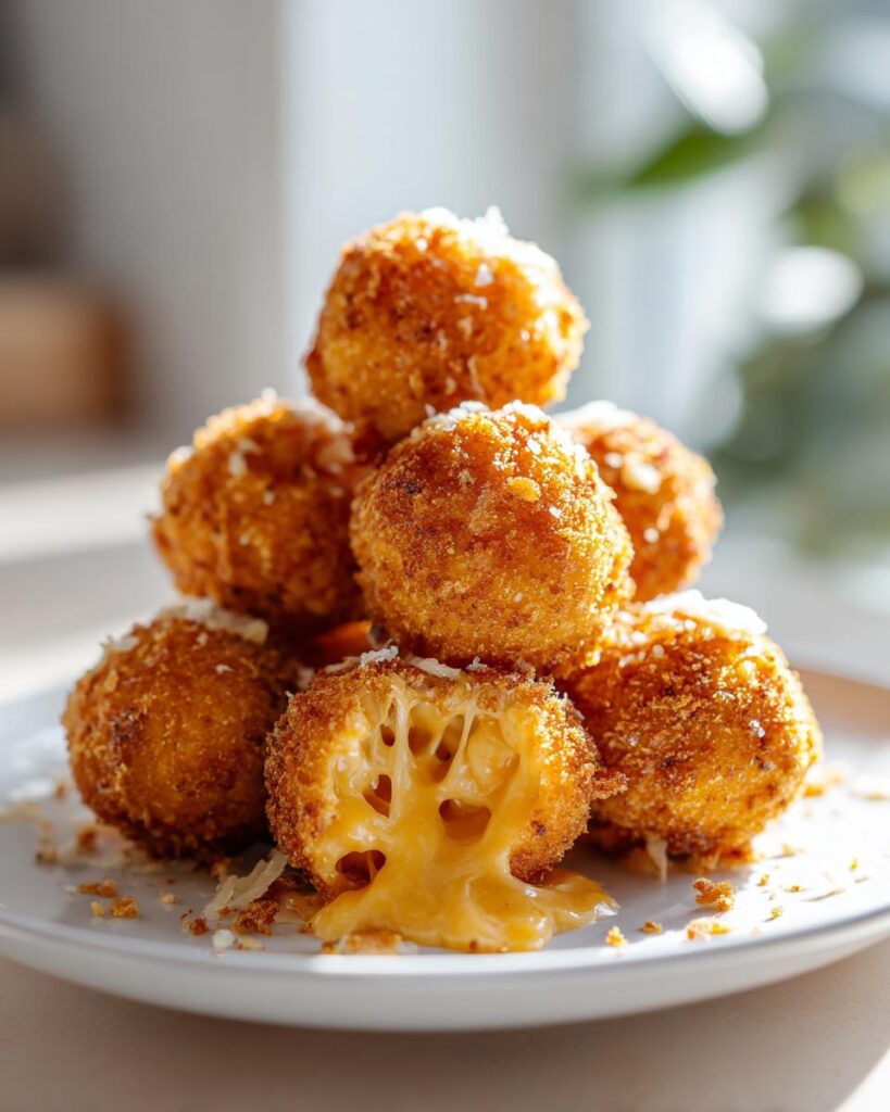 Crispy Air Fryer Mac and Cheese Balls