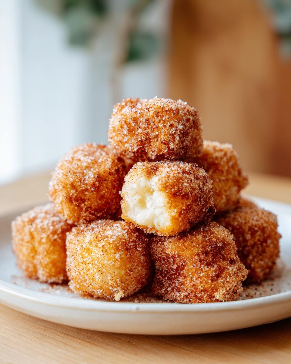 Crispy Angel Cake Churro Bites