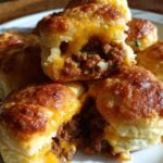 Garlic Parmesan Cheeseburger Bombs