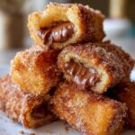 Homemade Churro Bites with Nutella