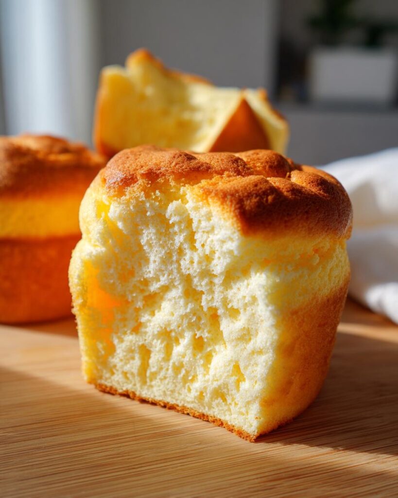 Japanese Cotton Cheesecake Cupcakes