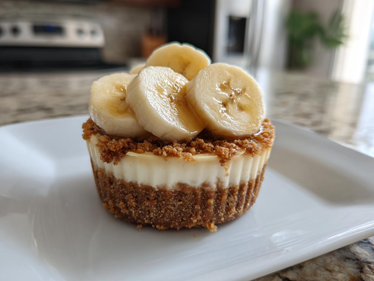 Mini Banana Cheesecake - detail 1