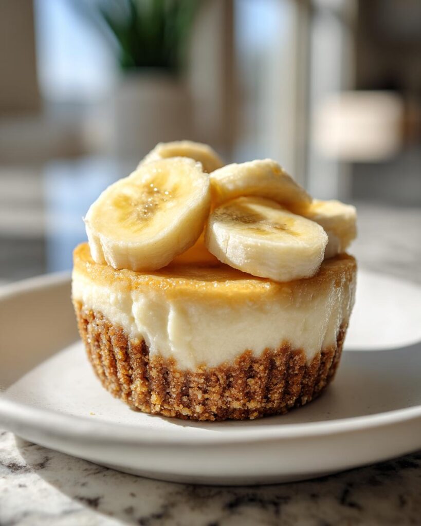 Mini Banana Cheesecake