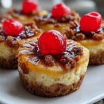Mini Pineapple Upside-Down Cheesecakes