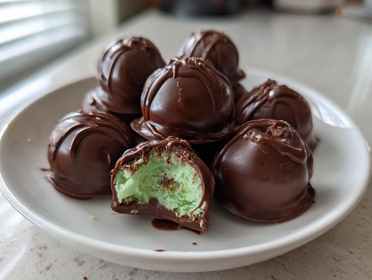 Mint Oreo Truffles Recipe