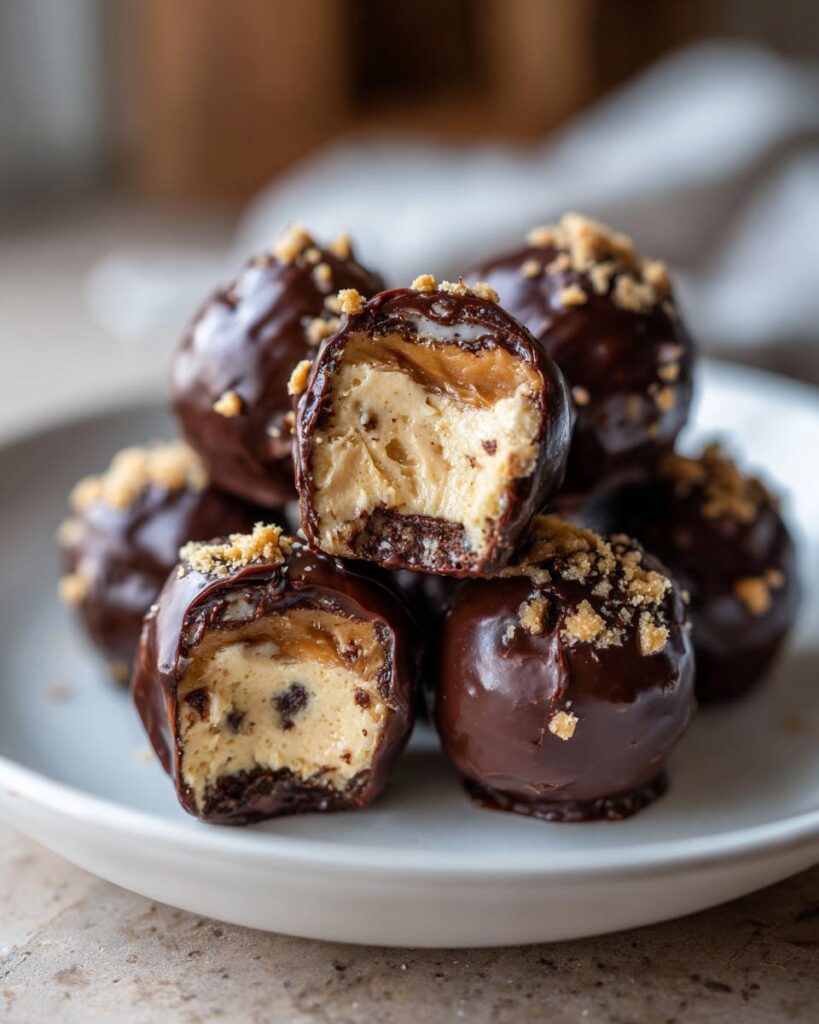 No-Bake Peanut Butter Cheesecake Balls