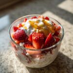 Strawberries and Cream Overnight Oats