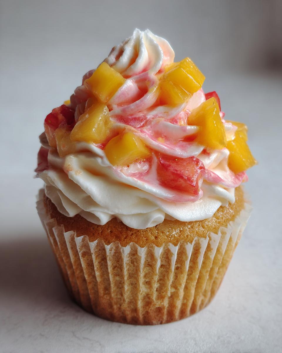 Strawberry Mango Cupcakes - detail 1