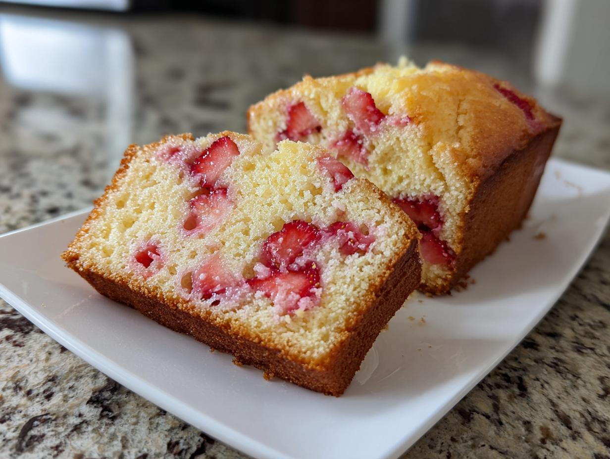 Strawberry Pound Cake - detail 1