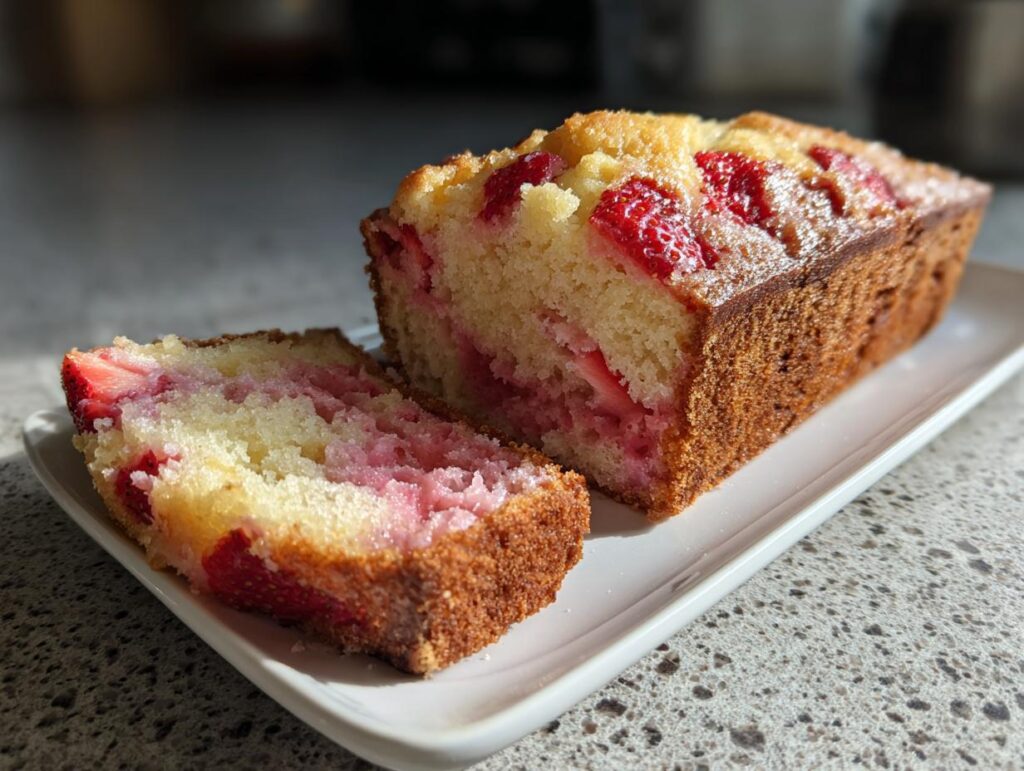 Strawberry Pound Cake