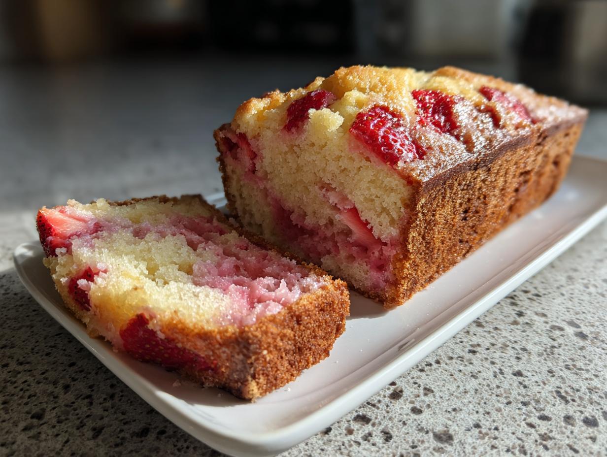 Strawberry Pound Cake