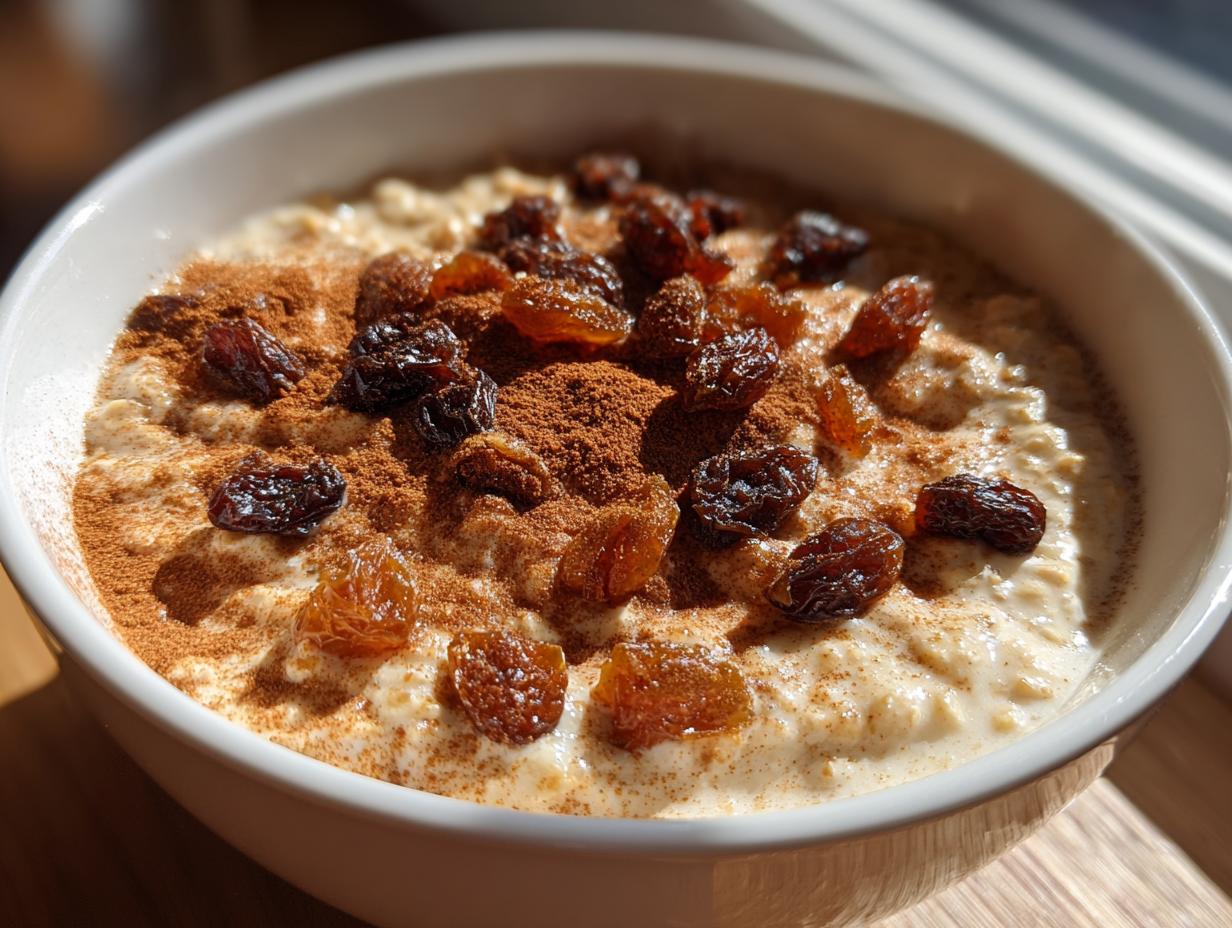 Vegan Cinnamon Roll Overnight Oats - detail 1