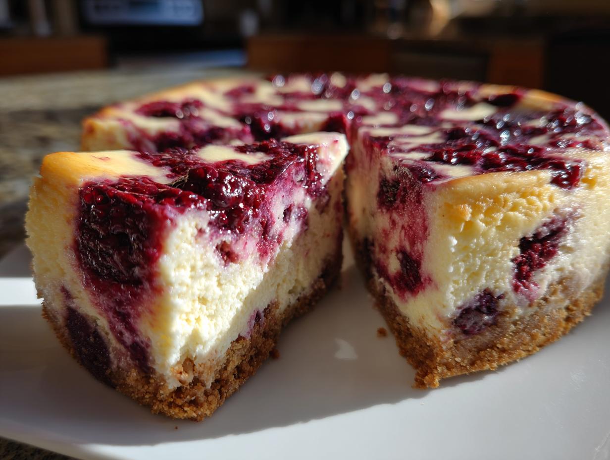 blackberry cheesecake savory recipe - detail 1