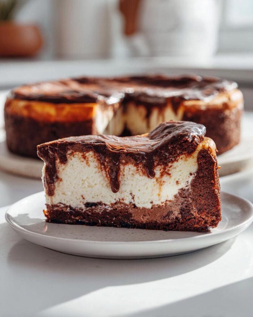 brownie cheesecake perfect fusion recipe