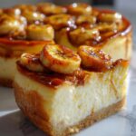 caramelized banana cheesecake rum glaze recipe